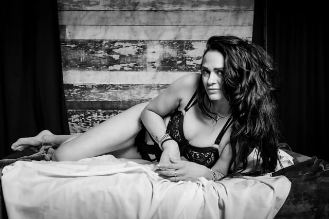 Julia eerste boudoir fotoshoot
